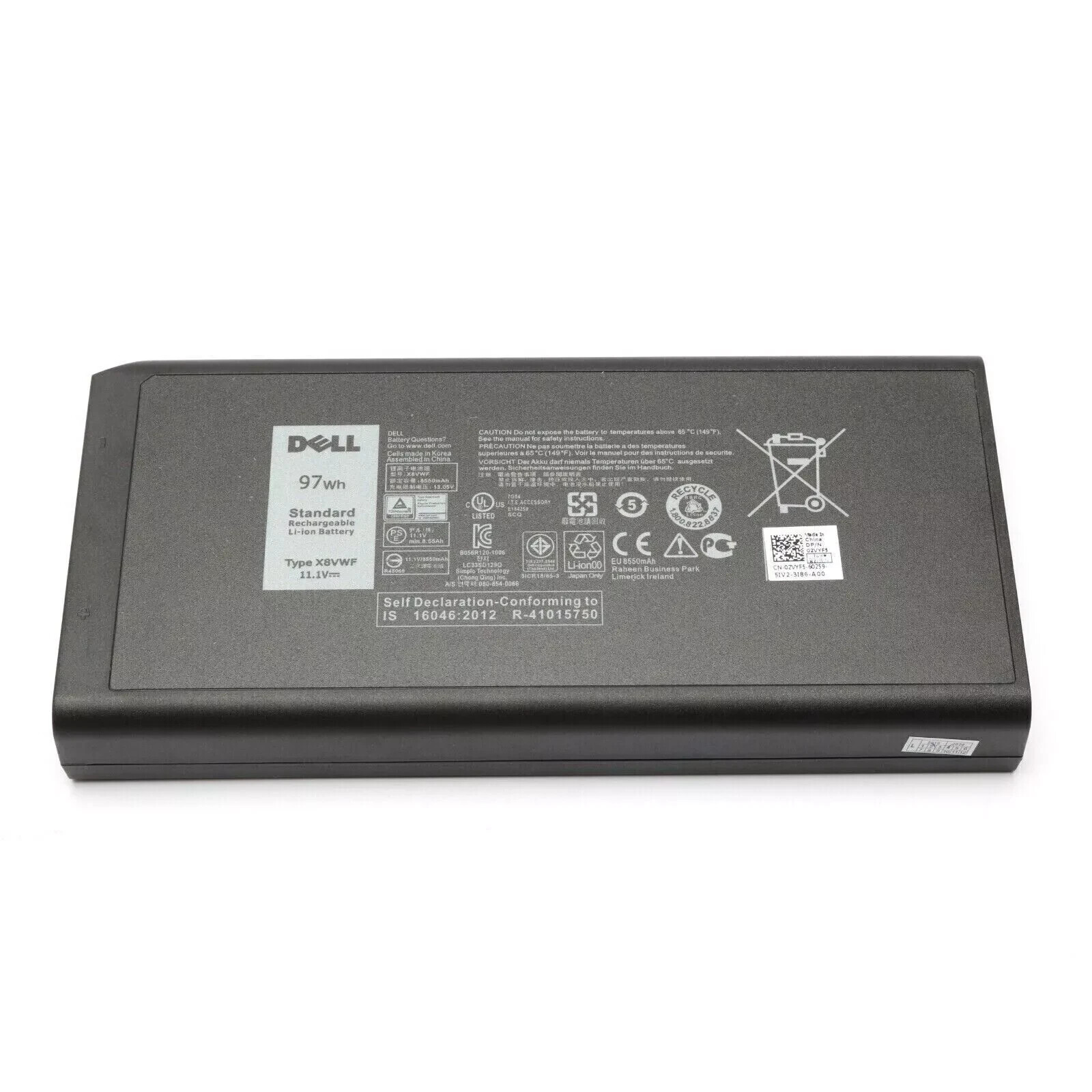 Genuine X8VWF 97WH Battery For Dell VCWGN 4XKN5 CJ2K1 Latitude 14 7404 5404 5414