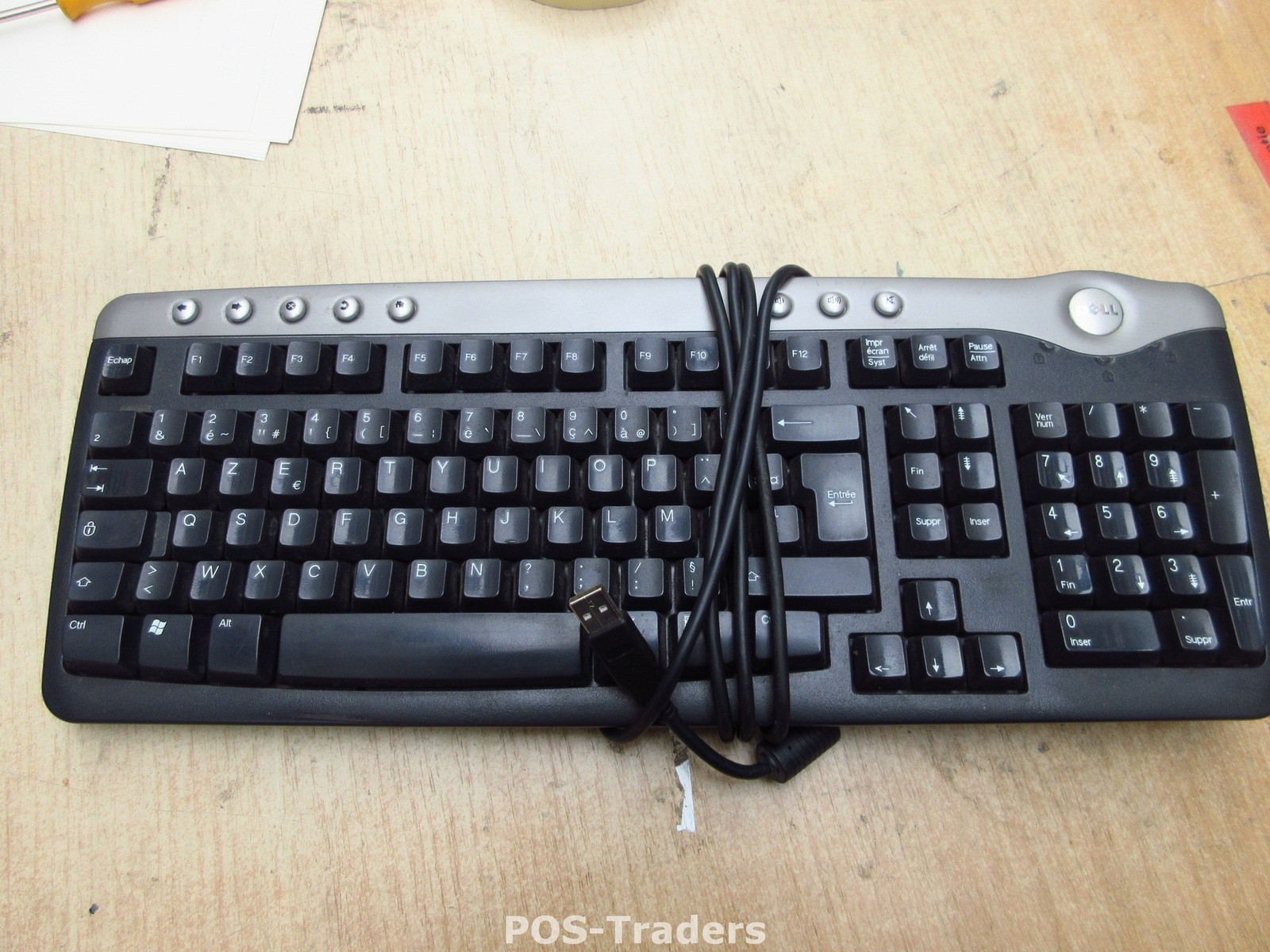 DELL SK8125 USB AZERTY KEYBOARD PIANO KEYBOARD Black Black Grey