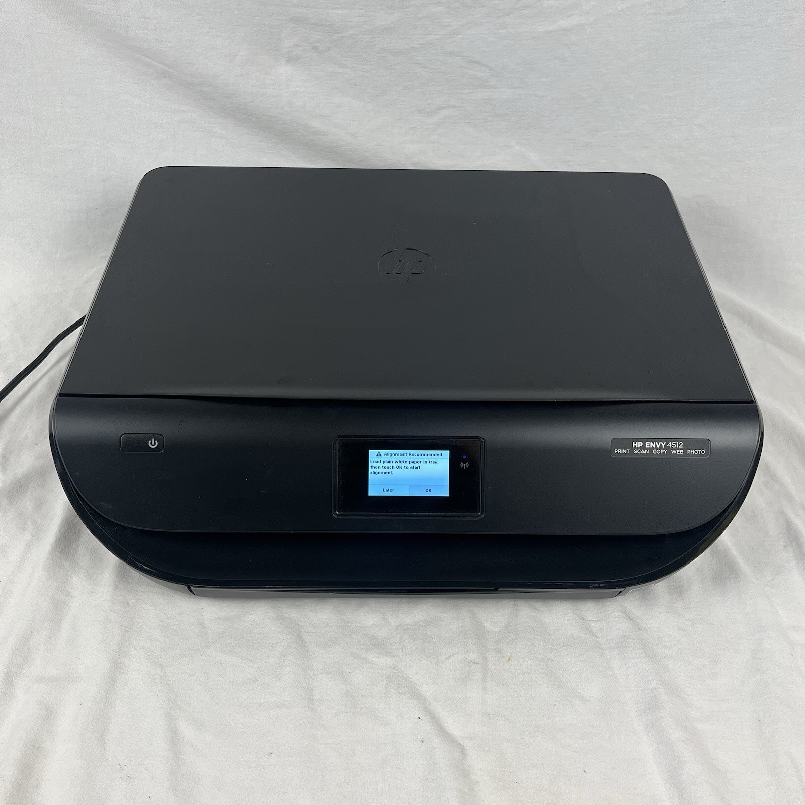 HP Envy 4512 All-In-One InkJet Printer Powers on