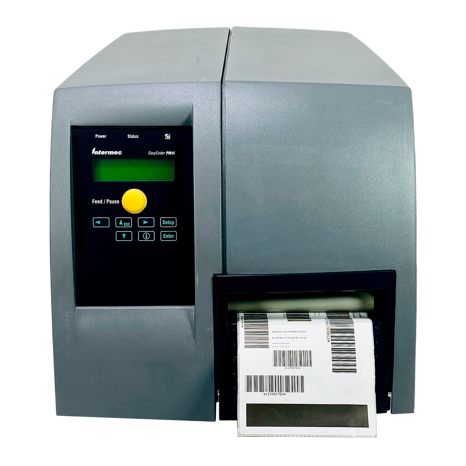 TESTED Intermec EasyCoder PM4i Thermal Transfer Label Printer LAN USB Serial