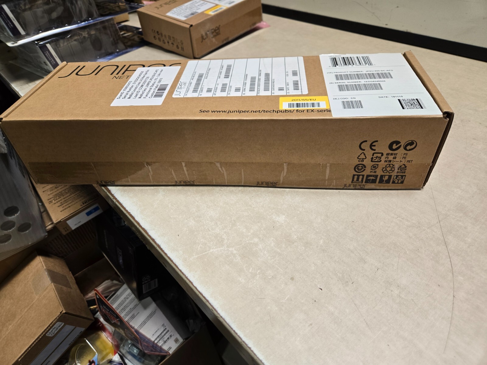 NOB JPSU-550-DC-AFO-A JUNIPER  DC POWER SUPPLY EX4210 740-046875
