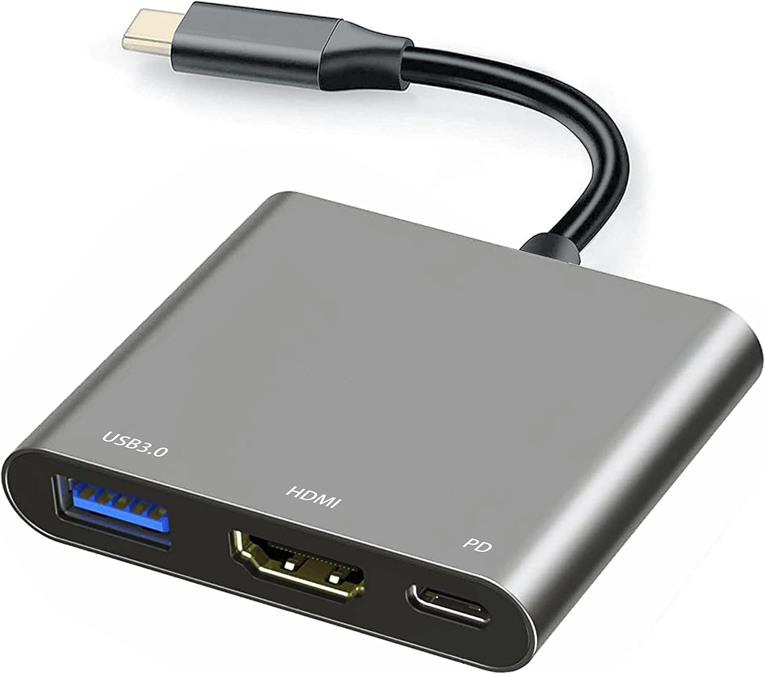 USB C To HDMI Adapter, Type-C OTG Three In One HUB, 4K HDMI And PD Fast Charging