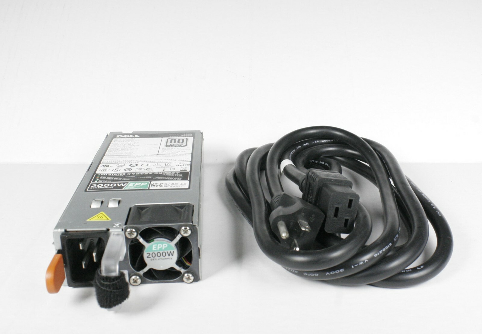 Dell T8MTC 39K3H PowerEdge R740 80+ platinum EPP 2000W power supply 5-20P/C19