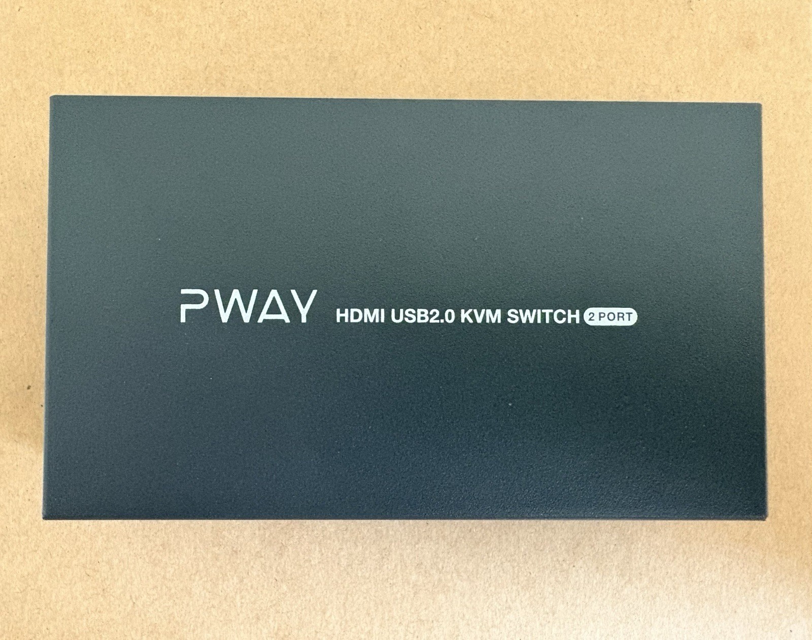 PWAY PW-S7201H2 Portable 2 In 1 Out Dual Monitor HDMI KVM Switch USB Powered