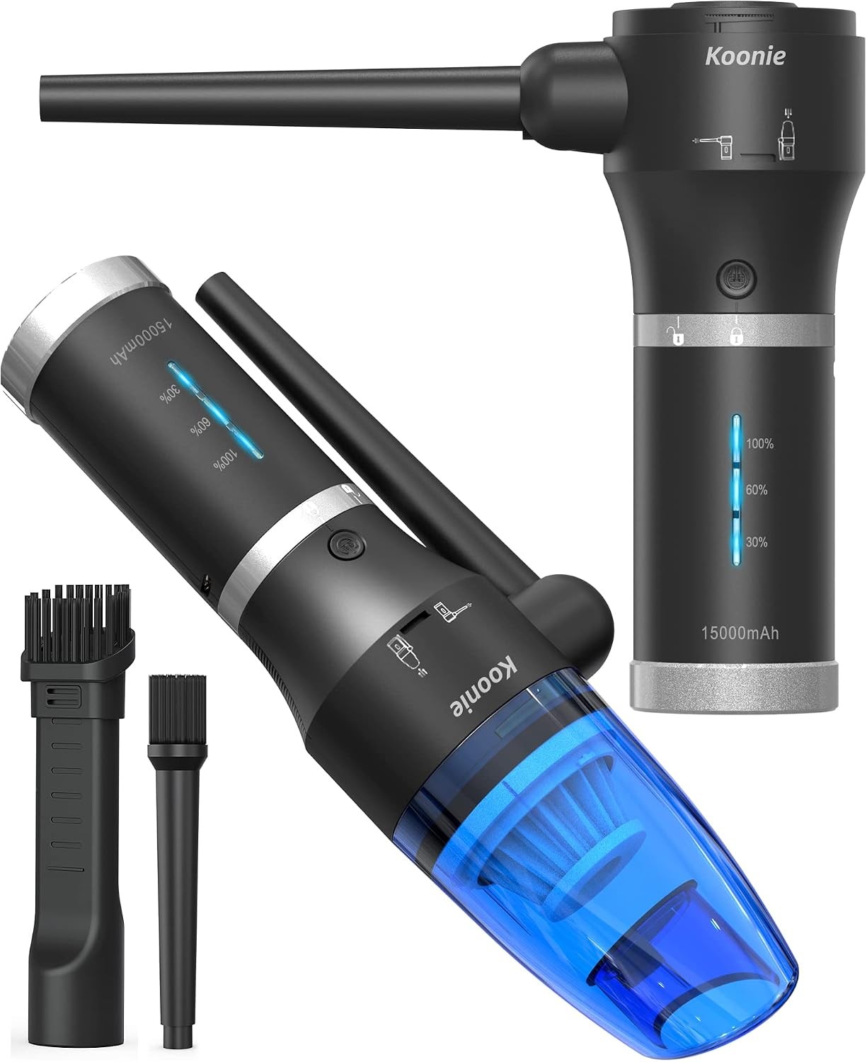 Koonie Compressed Air Duster,Koonie 15000mAh Cordless Air Duster&