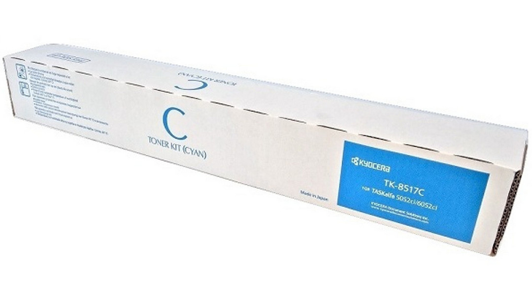 TK-8517C 1T02NDCUS0 Original Kyocera Toner Cartridge - Cyan