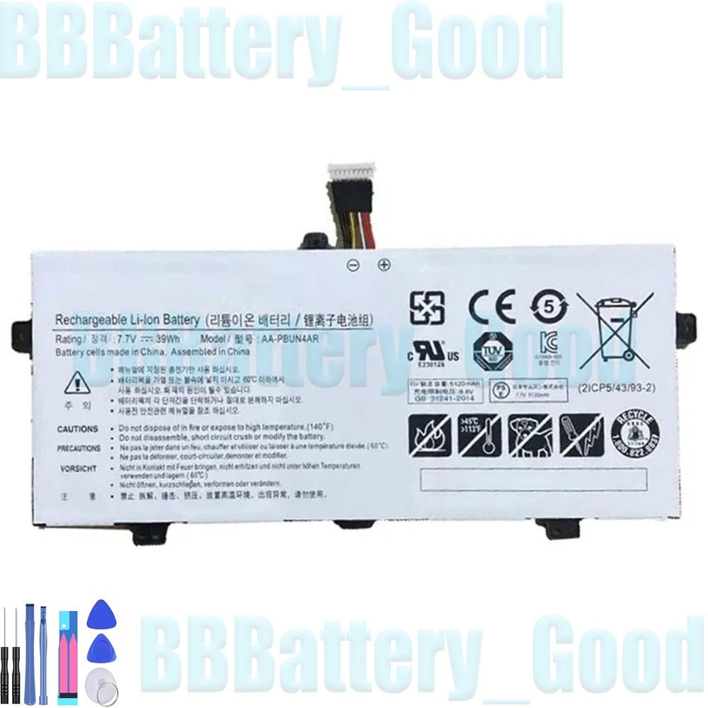 AA-PBUN4AR New Battery For Samsung NP940X3L NT900X5L NT901X5L BA43-00375A 39Wh