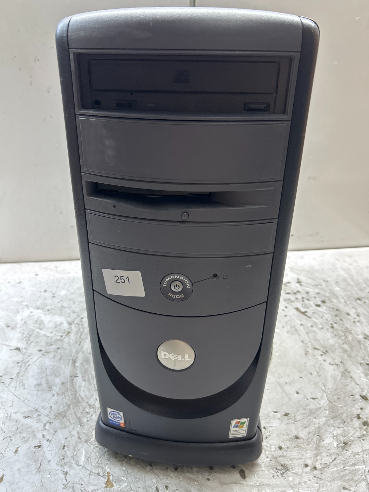 Dell Dimension 4500  Intel Pentium 4 1.80GHz 512MB NO HDD