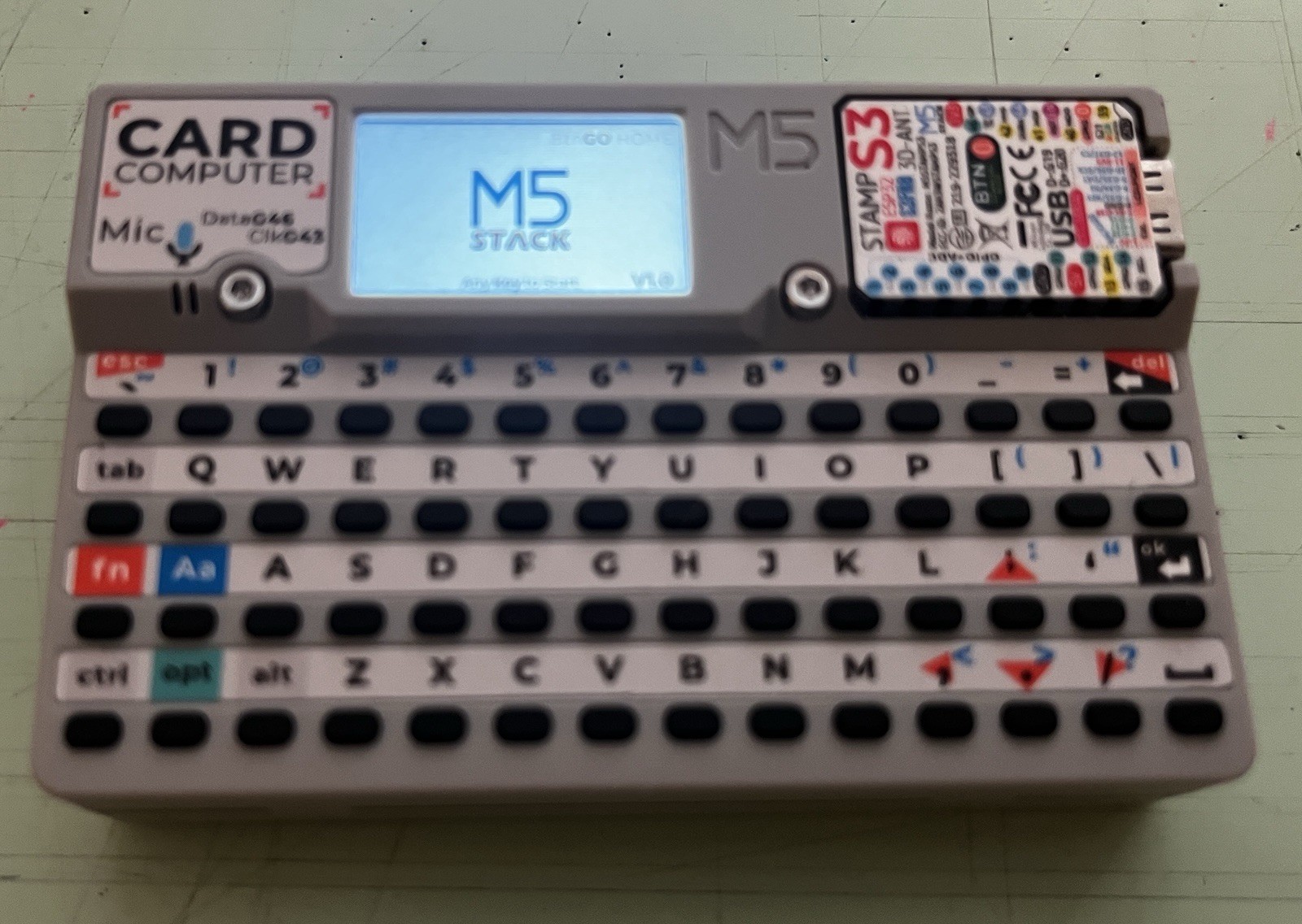 M5Stack Cardputer Adv S3A 56-Key Programmable Card Computer Development Boards