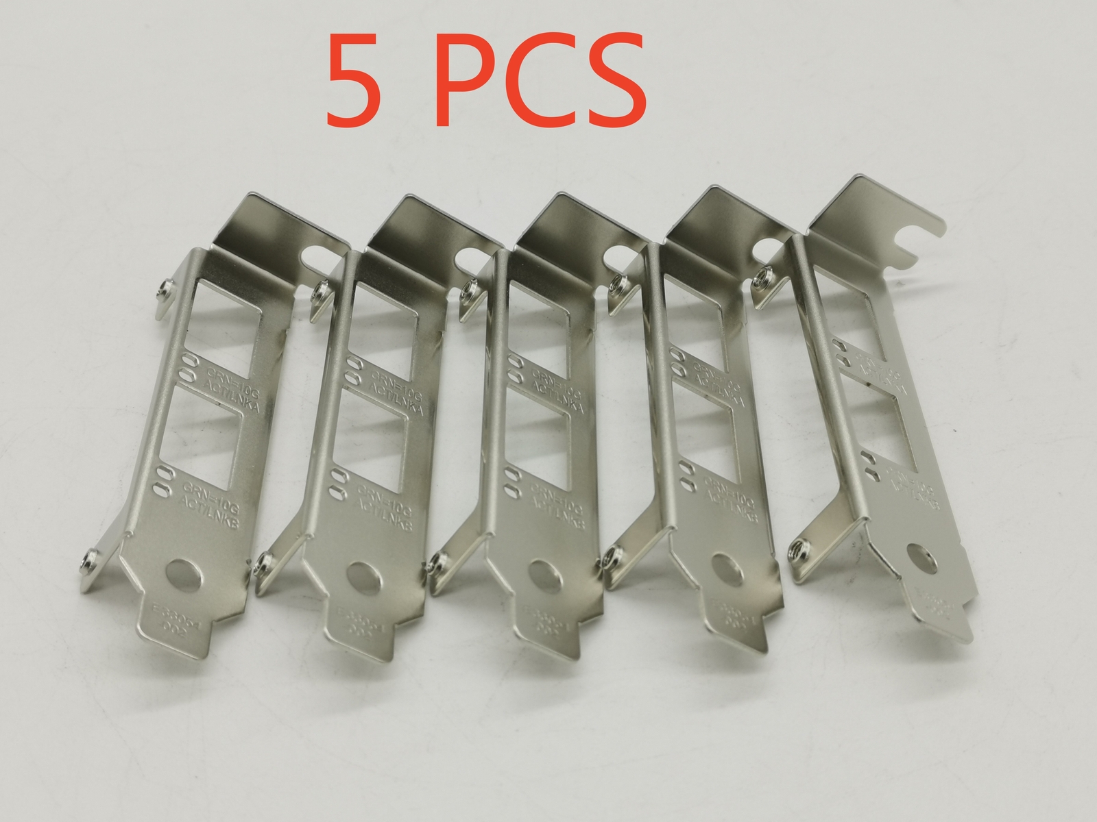 5PCS New Low Profile Bracket for Intel E10G42BTDA X520-DA2 E10G42BFSR X520-SR2