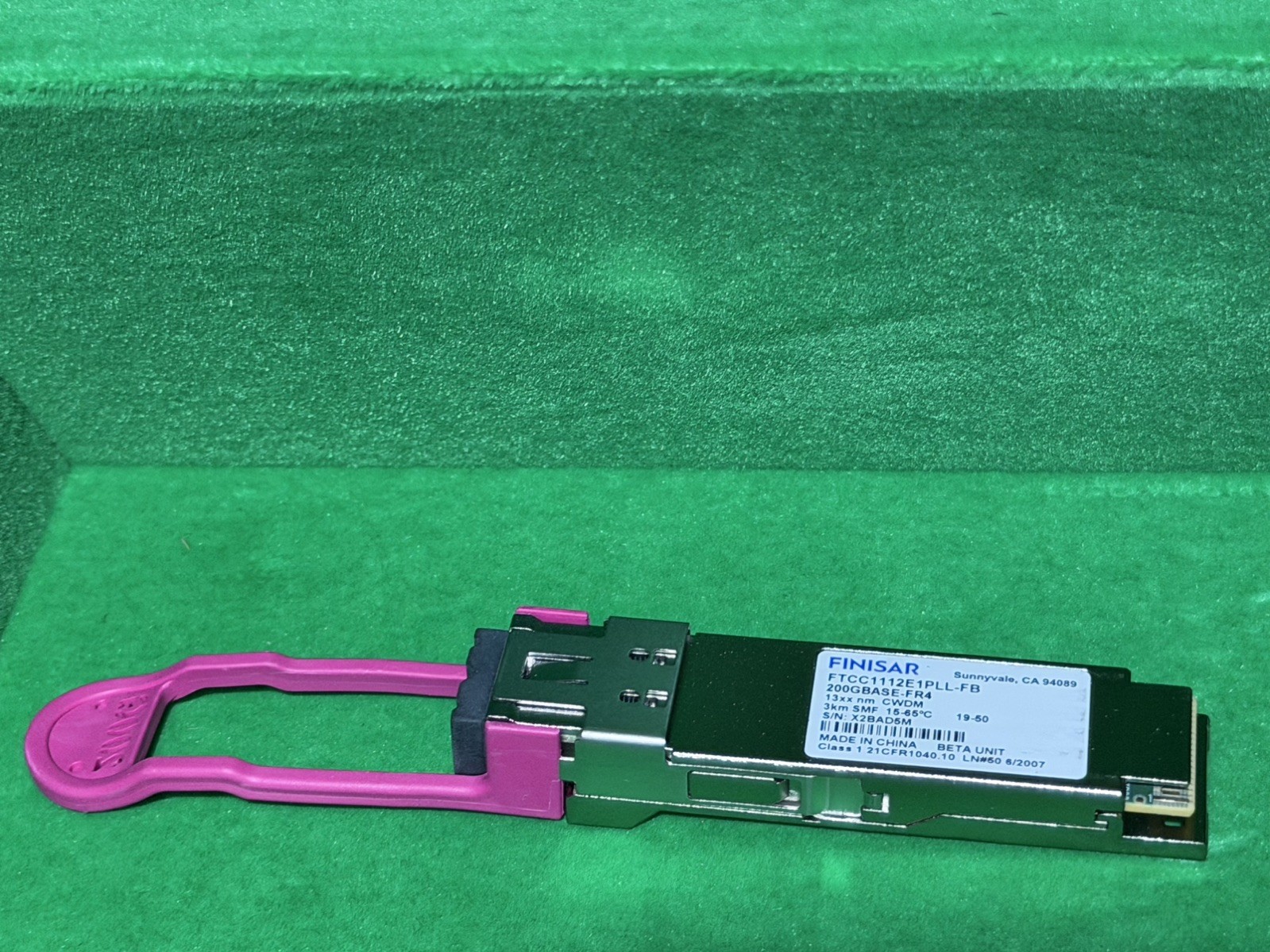 FINISAR FTCC1112E1PLL-FB 200GBASE-FR4 3km SMF Transceiver Modules