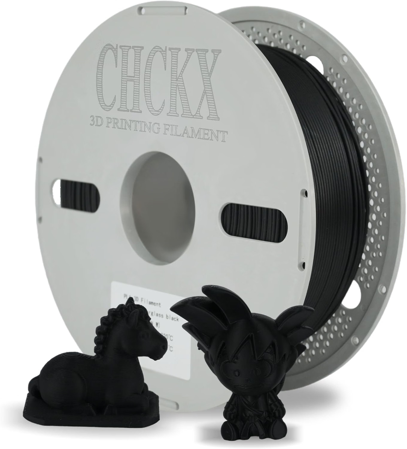 CHCKX - PPS Filament Black 1.75mm 1KG, Extreme Heat Resistance with PC Spool