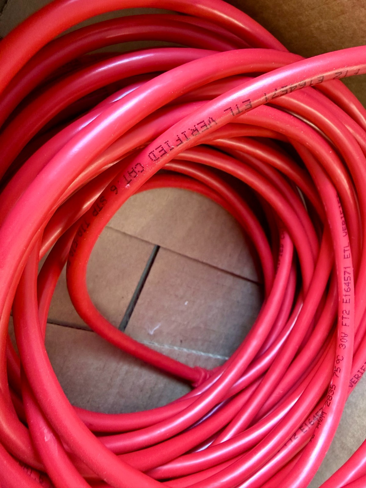 50' Cat 6 Ethernet (Red)