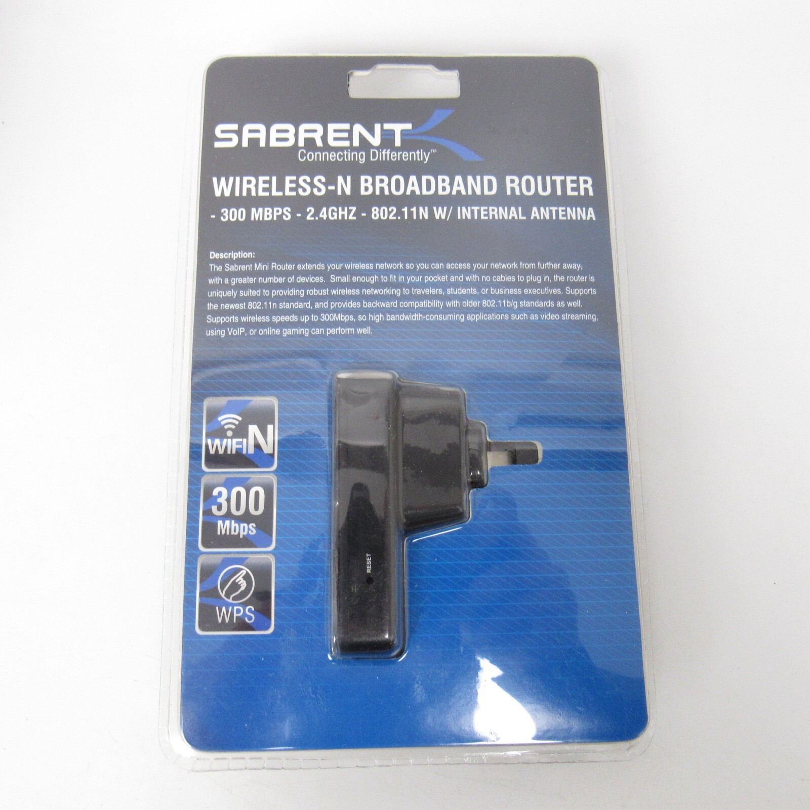 Sabrent Wi-Fi Wireless-N Router Range Extender Repeater 300mbps 2.4GHZ 802.11N