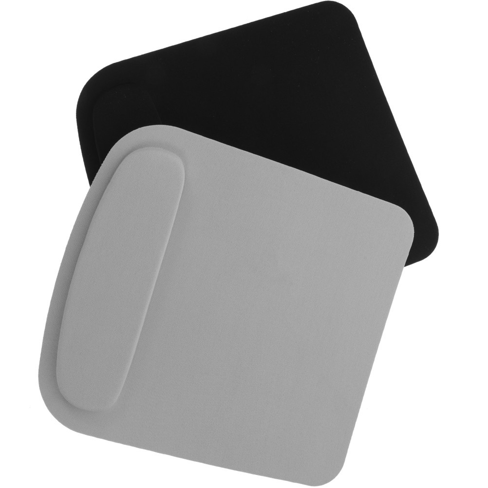 2Pcs Rubber Feel Eva Mouse Pads with Wrist Support Reusable Non Slip Desk Mats