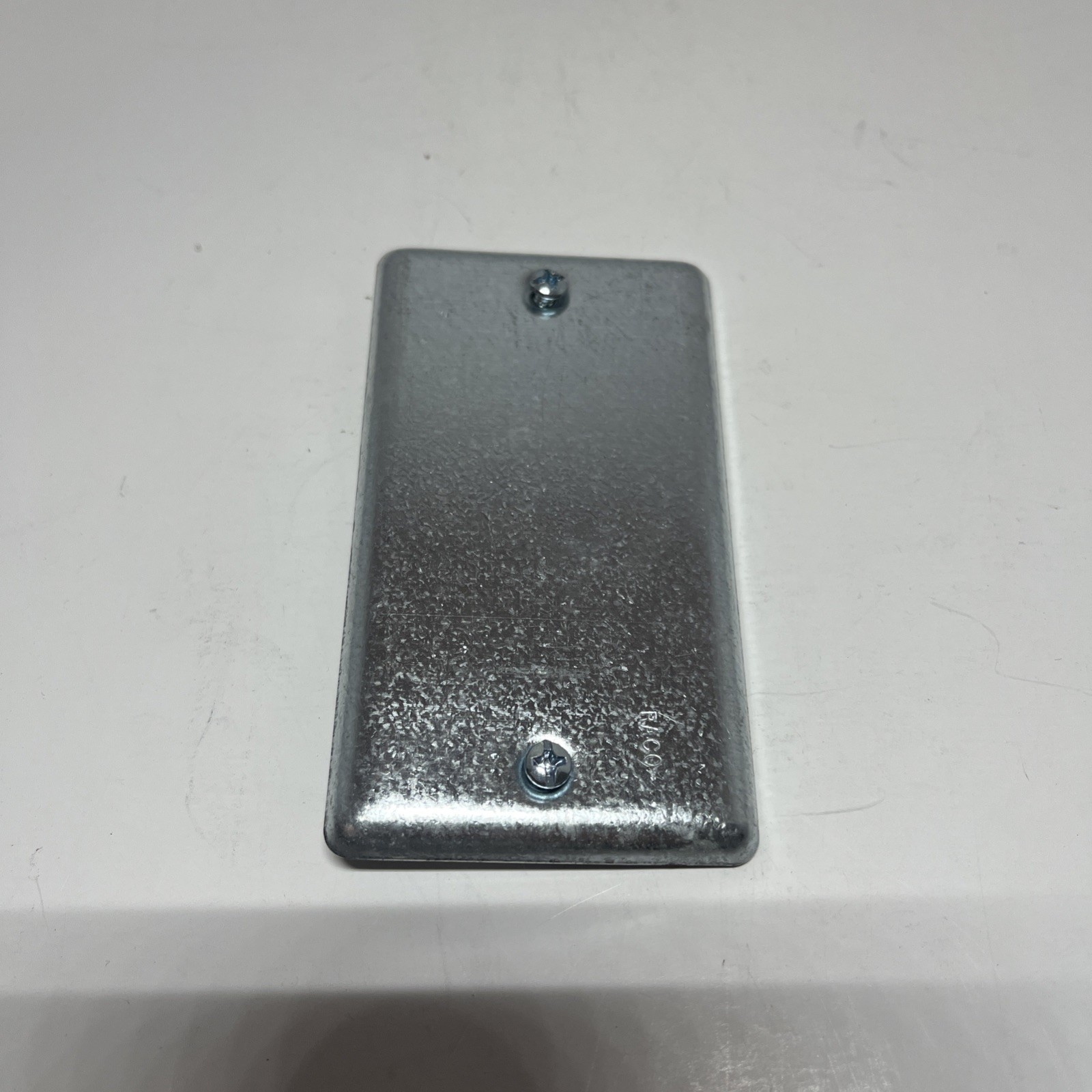 2-Raco Inc 860, 2-5/16" x 4-3/16", Steel, 1-Gang, Electrical Handy Box Covers