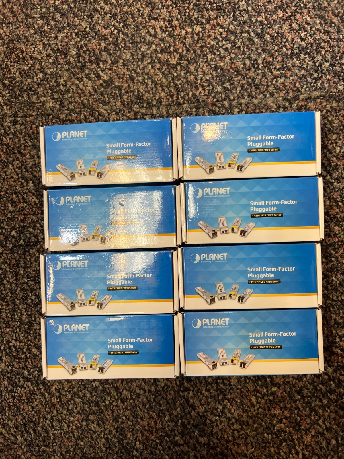 PLANET MGB-GT Compatible 1000BASE-T SFP Copper RJ-45 100m Transceiver 8 PACK
