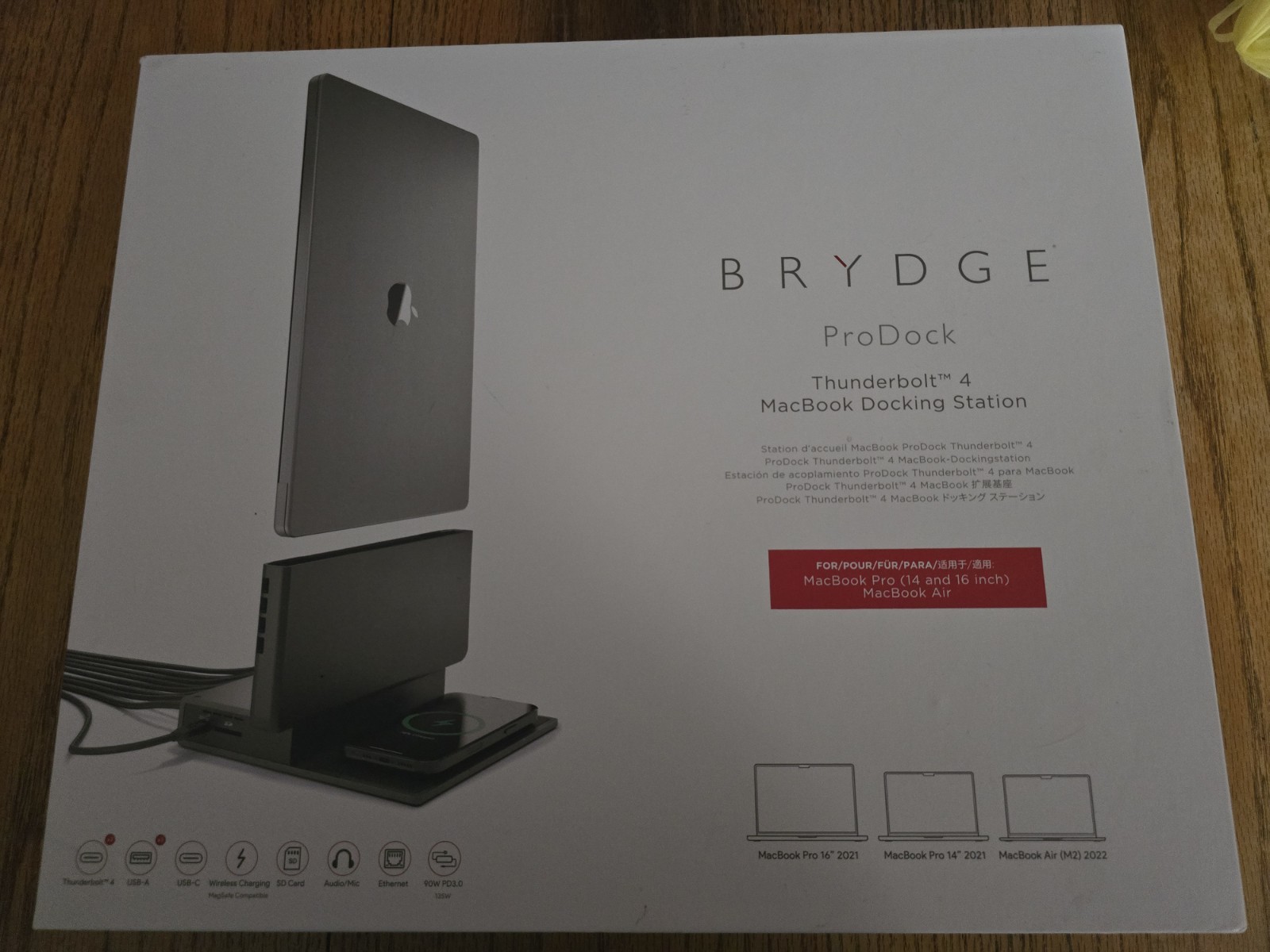 Brydge ProDock - Thunderbolt™ 4 Docking Station MacBook Pro 14"/16" and Air 13"