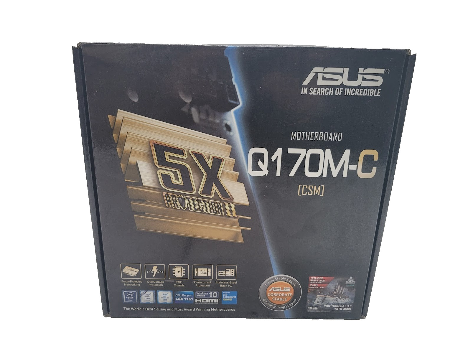 ASUS Q170M-C [CSM] Micro ATX Motherboard