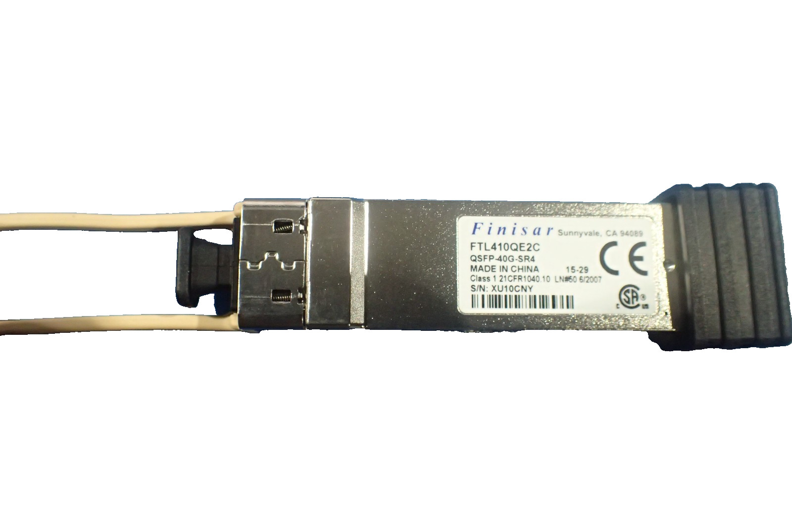 Lot of 12 Finisar FTL410QE2C FTL410QE2C 40GBE QSFP+100M 850nm Fiber Transceiver