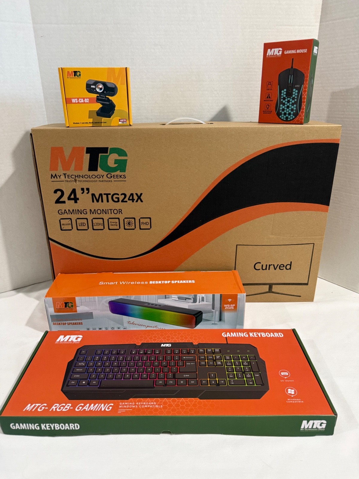 MTB RGB computer set ( desk top no included )