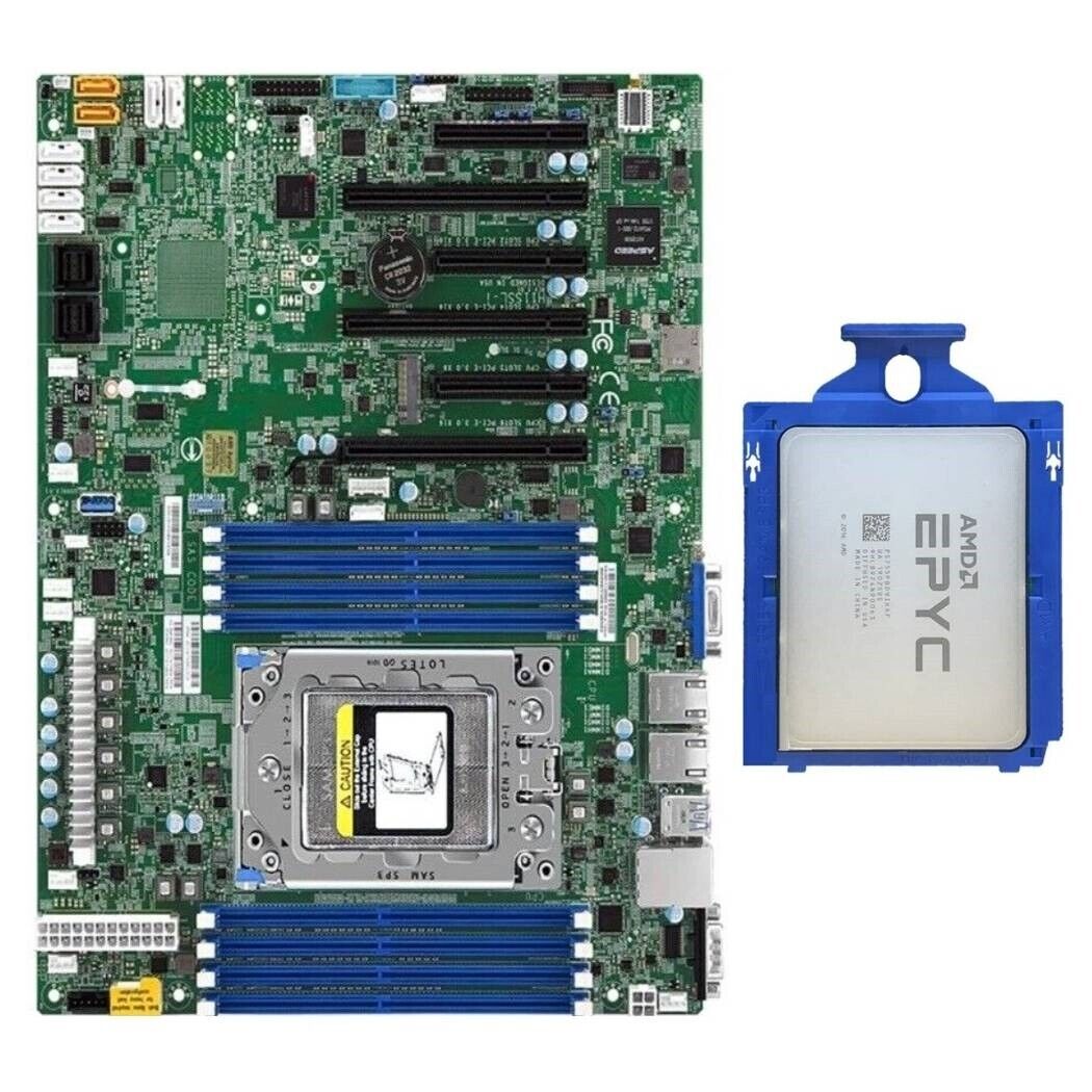 Supermicro H11SSL-i Server Motherboard + AMD EPYC 7551P CPU Processor Combos