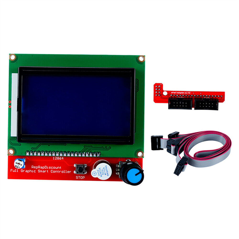 1PC New Full Graphic Smart Controller LCD Display For RAMPS 1.4 3D Printer 12864