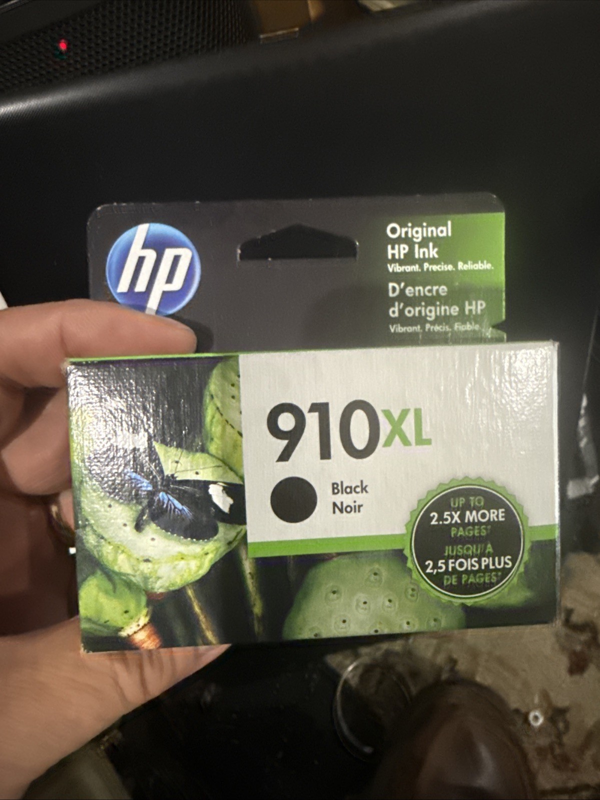 Genuine HP 910XL High Yield Black Ink Cartridge Dated 2022 NEW  3YL65AN