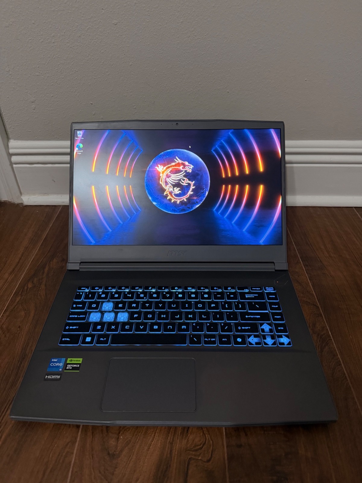 MSI Thin 15 B13UC Gaming Laptop i5-13420H RTX 3050 16GB RAM 512GB SSD 144Hz