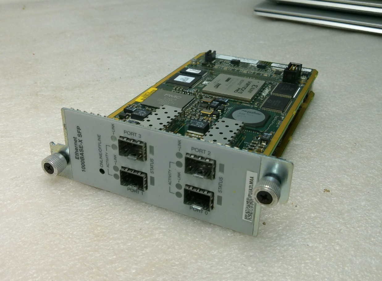 Juniper PB-4GE-SFP-B 4-port Gigabit Ethernet Physical Interface Card IPUIA2LMAA