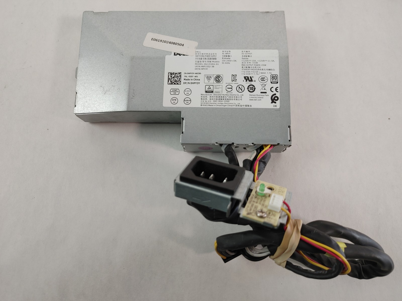 Dell OptiPlex 7440 155 W Mini 16 Pin AIO Desktop Power Supply HPY3Y