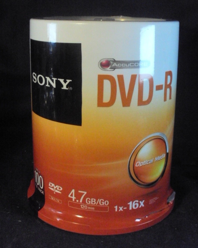 Sony DVD-R   100 discs 4.7 gb/go