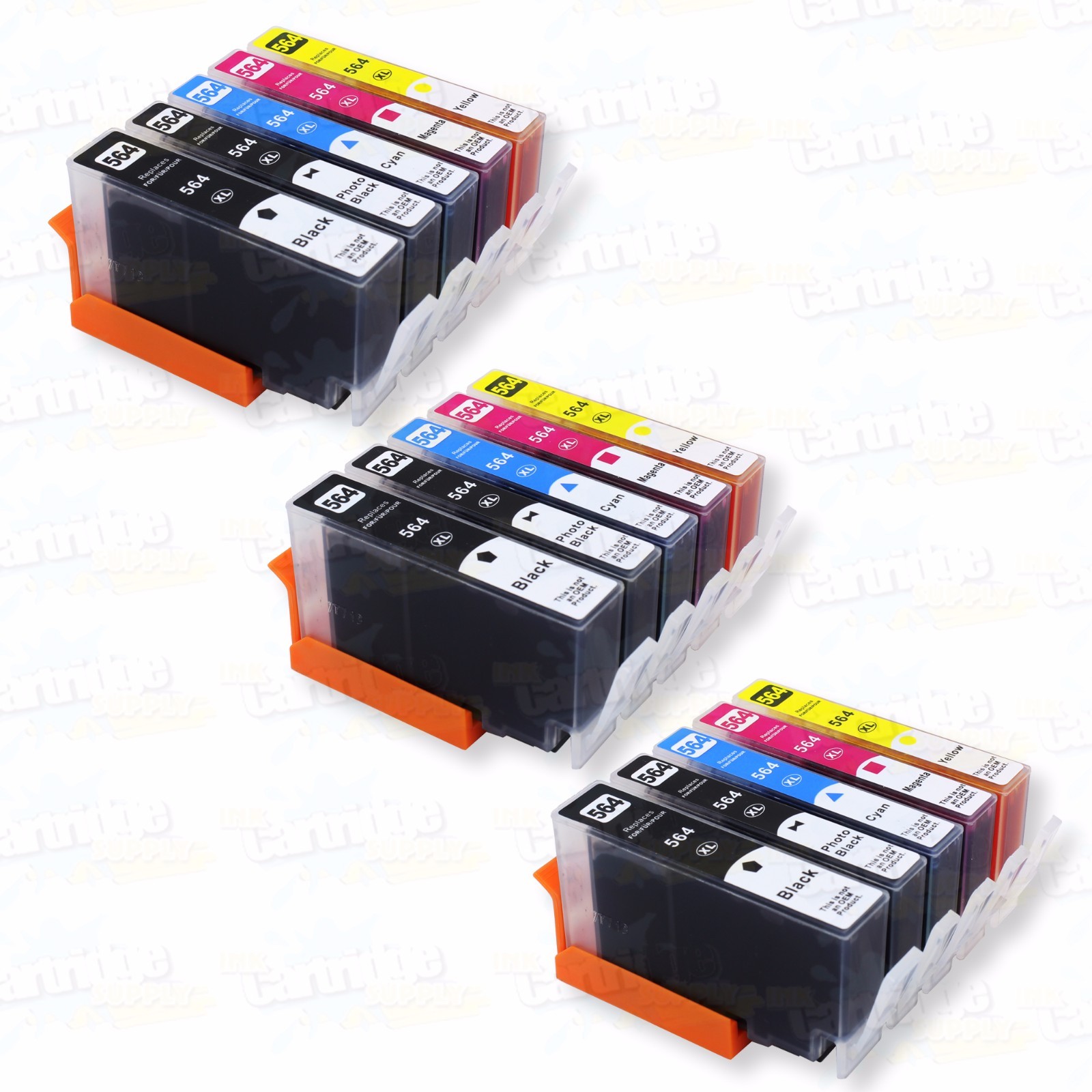 15PK 564XL Ink For HP Photosmart 7510 7515 7520 7525 C309 D5400 D7500 D7560 C410