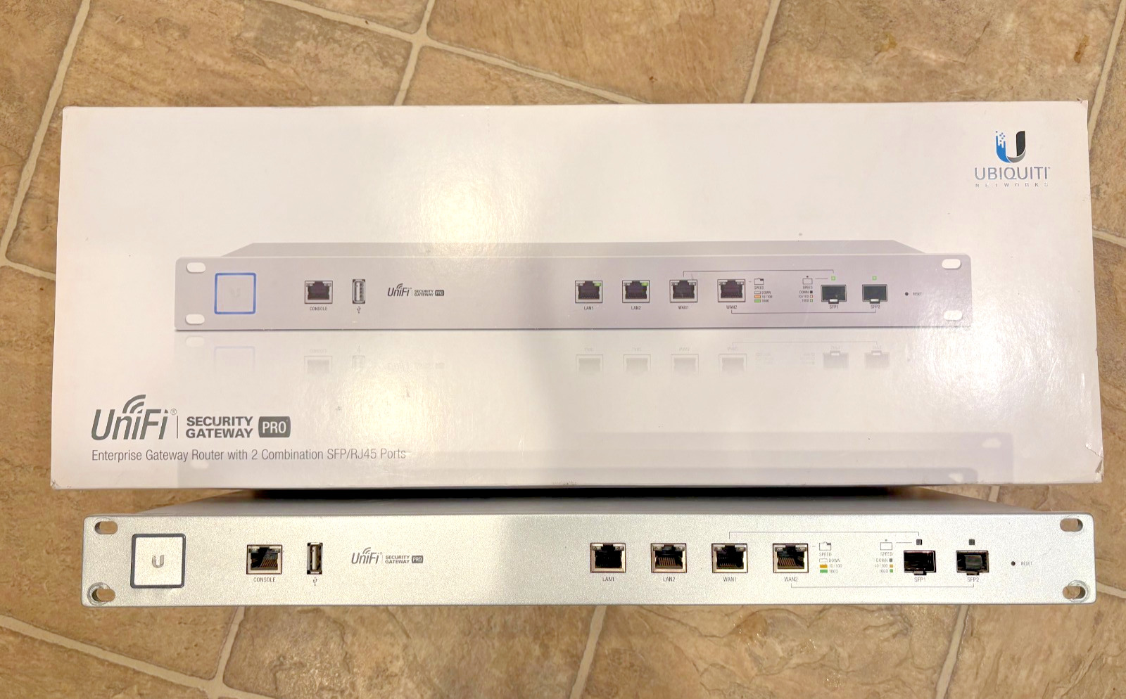 Ubiquiti UniFi USG-PRO-4 Security Gateway Router 2x Noctua NF-A4x20 FLX Fans