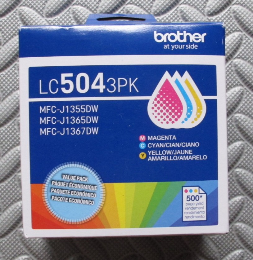 Brother Genuine LC5043PK Standard Yield Cyan Magenta Yellow Ink Cartridges 2028