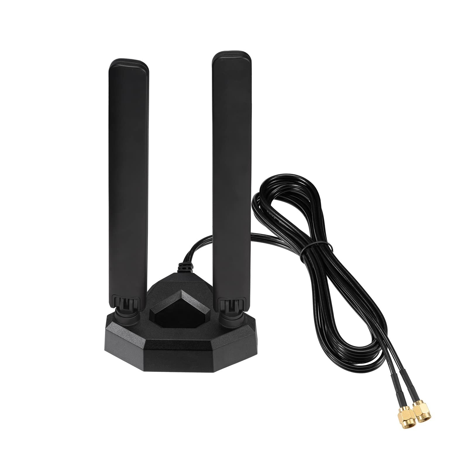 Eightwood WiFi 6E Tri-Band Antenna 6GHz 5GHz 2.4GHz Gaming WiFi Antenna Magnetic