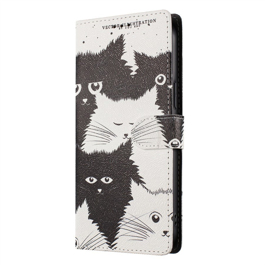 Flip Cat Flower Wallet Cover Case For Honor 600 500 400 300 200 X9 X8 Magic 6 7