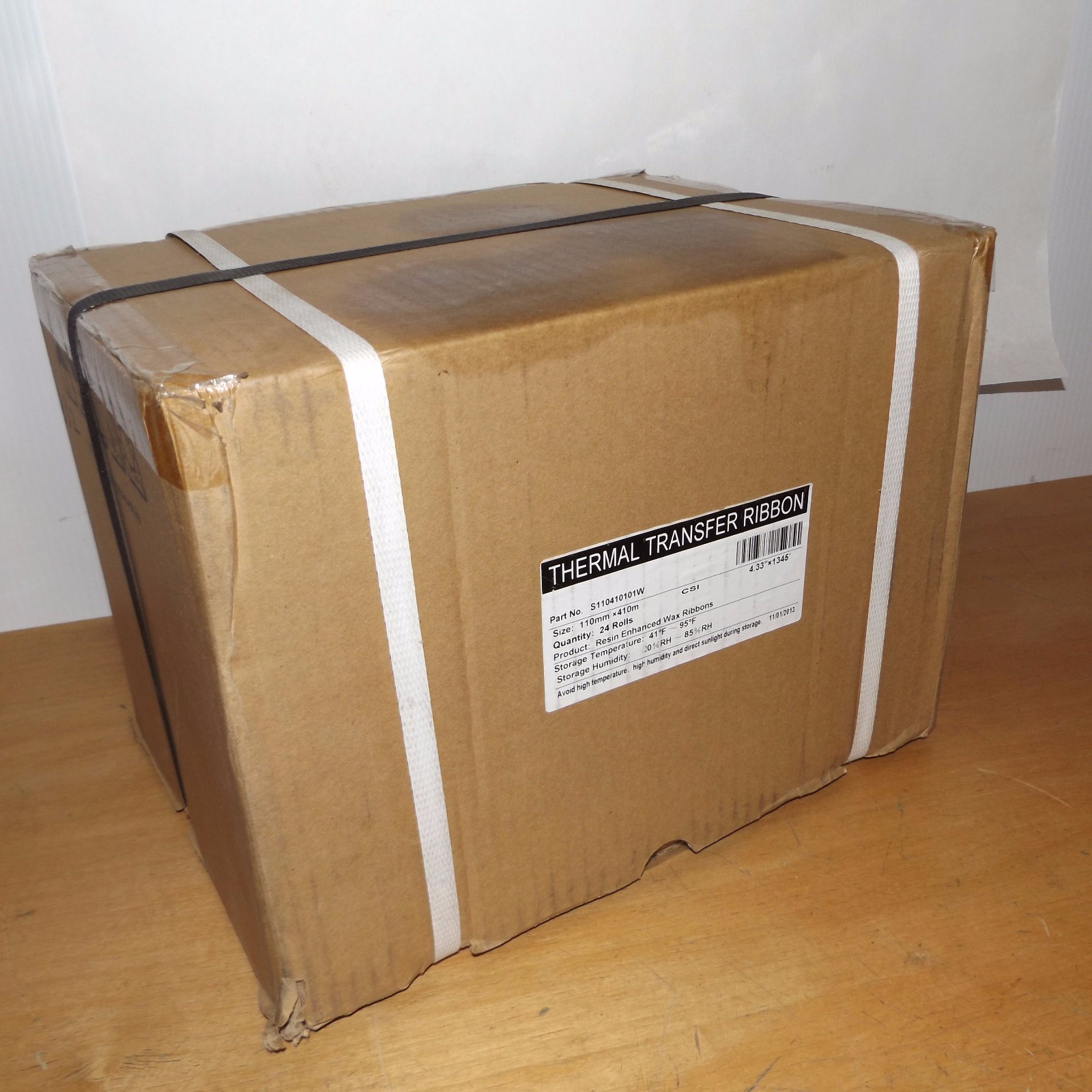 Case of 24 Adorable Supply S110410101W Thermal Transfer Ribbon