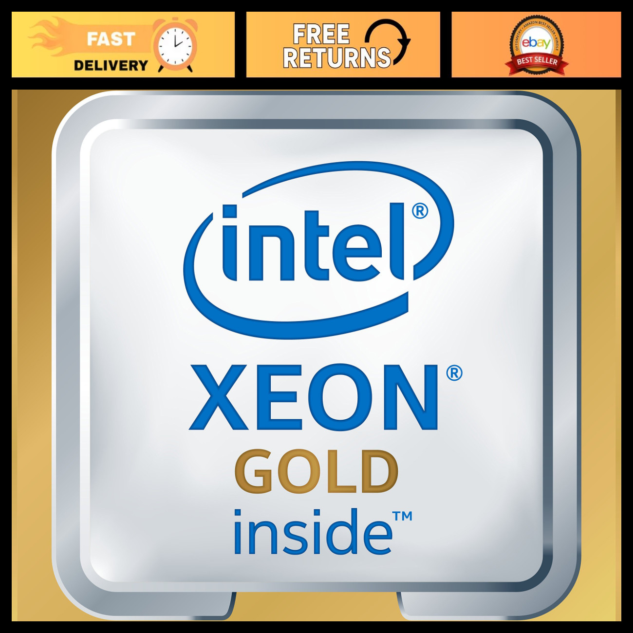 8-Core 3.2GHz Server Processor, 24.75MB L3 Cache, Intel XEON Gold 6134 CPU
