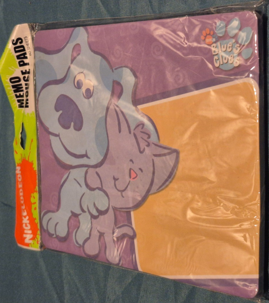 Blues Clues Memo Mouse Pad 2004 Nickelodeon NEW 60 Sheet Note Pad