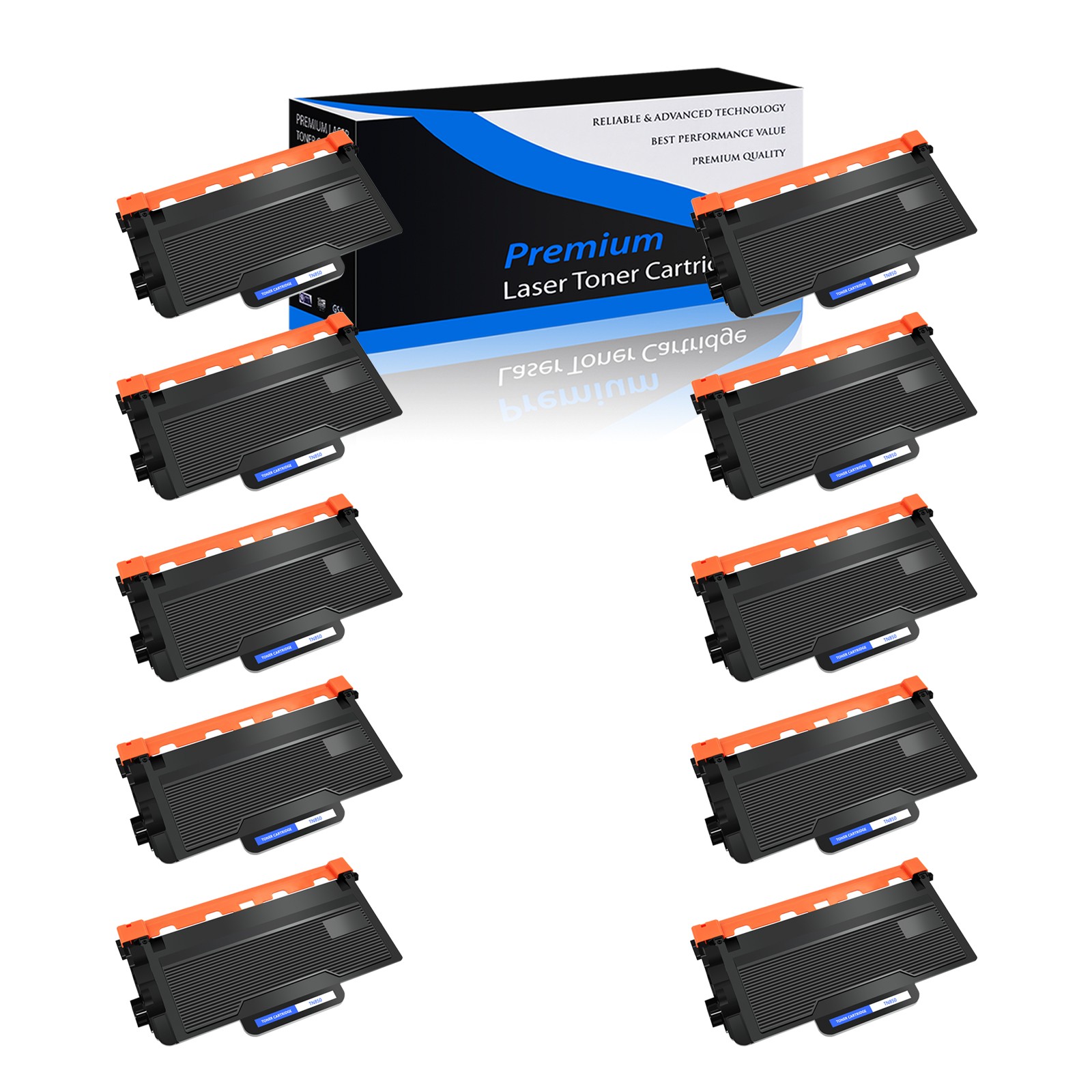 10PK TN880 Toner for Brother DCP-L5500DN DCP-L5600DN DCP-L5650DN MFC-L6750DW