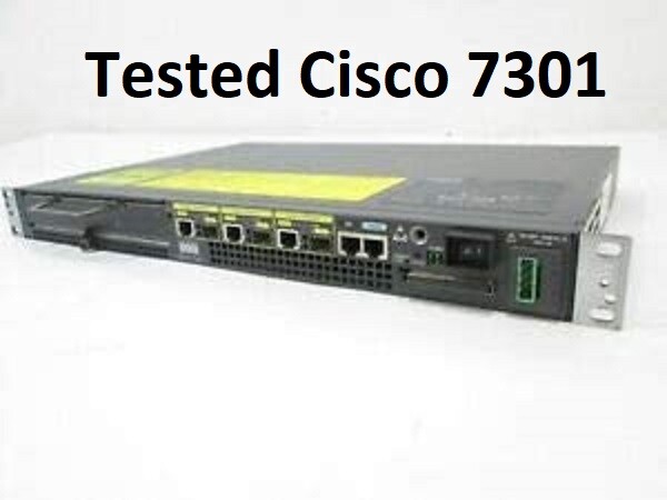 Cisco 7301 DC router 256M memory and 128 FLASH DC power Tested