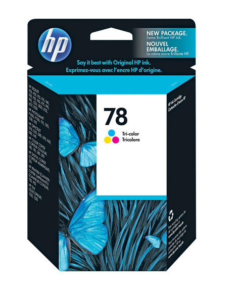 Genuine HP 78 Tri-Color Ink Print Cartridge C6578DN - New & Sealed - 1-Day Ship