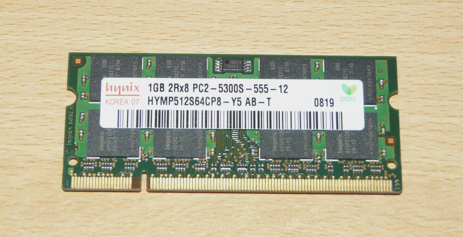 NEW HYNIX HYMP512S64CP8-Y5 HYMP112S64C 1GB DDR2 667MHz PC2-5300 Laptop Memory