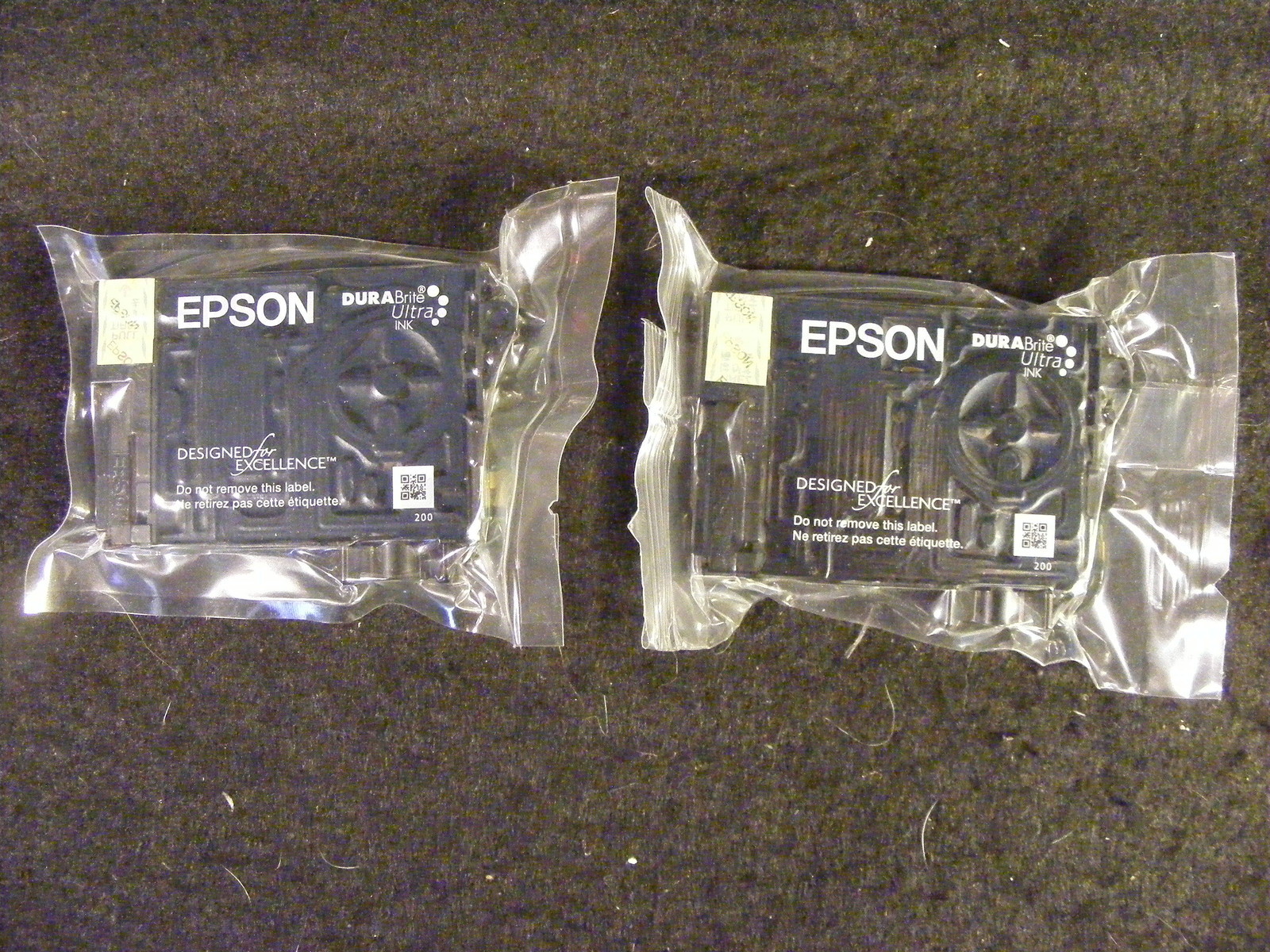 Two Genuine Epson 200 Yellow Ink Cartridges NEW SEAELD Expired 02/17