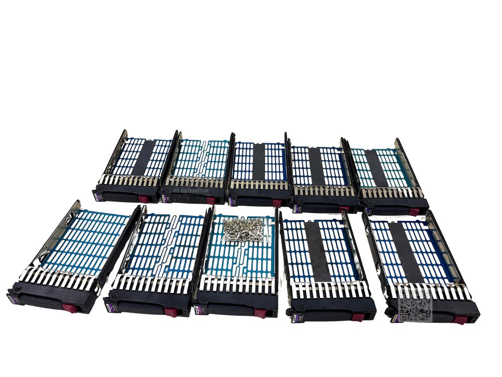 378343-002 I GENUINE HP HDD Drive Mounting Caddy Tray SFF 2.5 SATA/SAS 10 LOT
