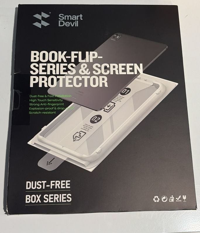 SmartDevil Book-Flip Series Screen Protector for iPad Pro 13 2024 M4