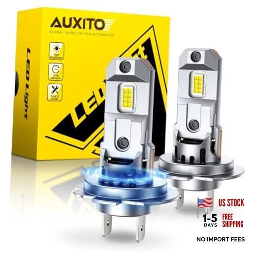 /ll Bulbs, 44,000LM 900% Super Brighter, 6500K Cool White, 1:1 Mini Halogen H7