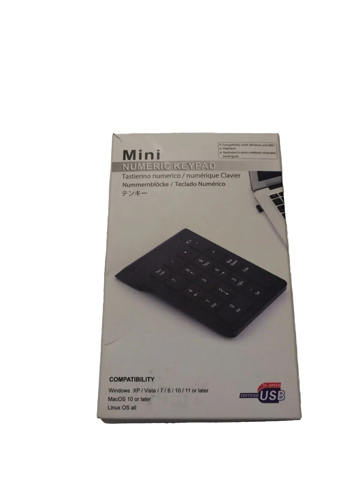 Wireless Numeric Keypad, TRELC Mini 2.4G 18 Keys Number Pad, Portable Silent ...