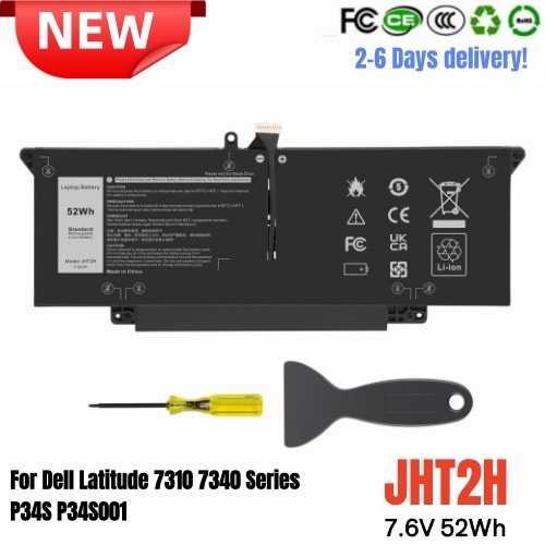 ✅LOT JHT2H Battery For Dell Latitude 7310 7410 P34S P34S001 XMV7T 0WY9MP 009YYF